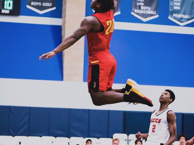  High school senior, Ethan Anderson, plays for the Fairfax Lions. (Photo courtesy of Ethan Anderson)