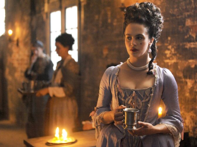 Jessica Brown Findlay in Hulu's "Harlots."