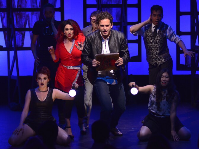 Lesli Margherita and Wayne Wilcox star in "Matthew McConaughey vs. The Devil: An American Myth," one of the productions at the 2017 New York Musical Festival.