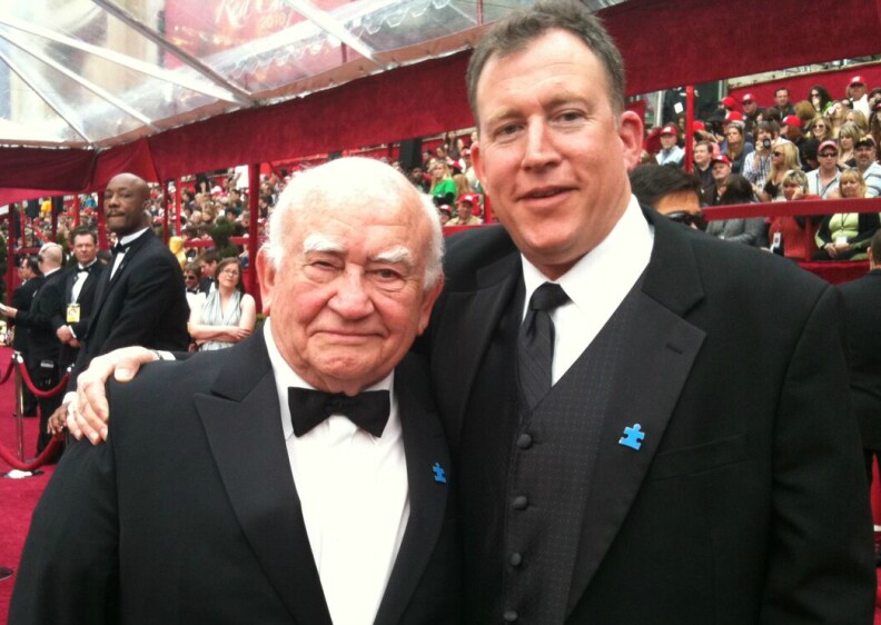 Ed and Matt Asner at the Oscars