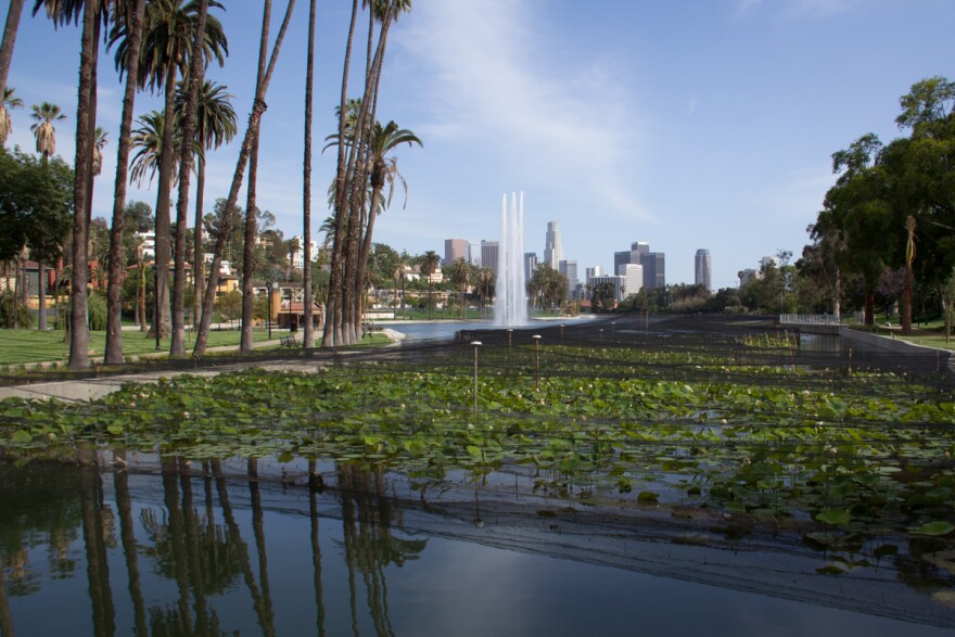 After a two-year and $45-million rehabilitation, Echo Park Lake will reopen on June 15, 2013.