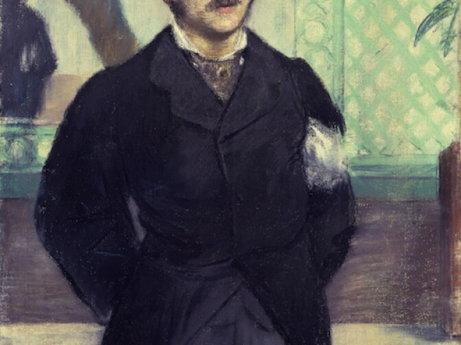 Edouard Manet's 1879 pastel on canvas, "M. Gauthier-Lathuille fils," is part of the bequest to LACMA.