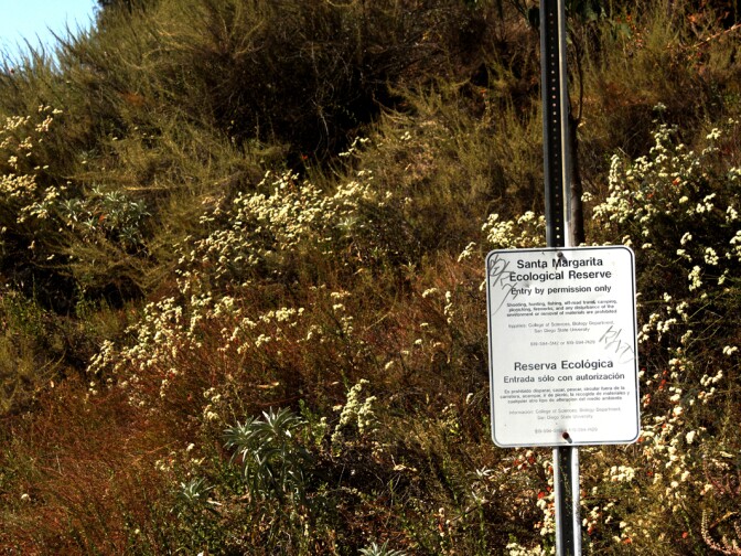 Santa Margarita Ecological Reserve near Temecula