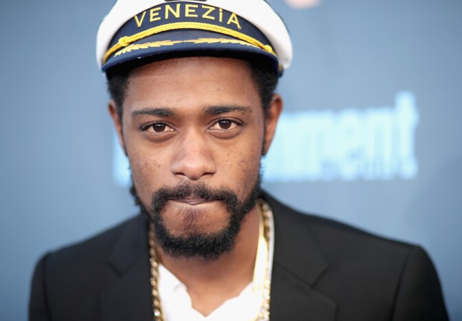 Actor Lakeith Stanfield attends The 22nd Annual Critics' Choice Awards. 