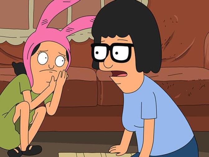 Sisters Wendy and Lizzie Molyneux write for the Fox show, "Bob's Burgers." While their experience helps them understand the characters Louise (L) and Tina, they say great writers should be able to come up with great dialogue for everyone.