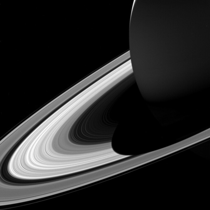Saturn's rings.