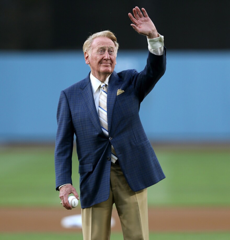 “If you say, are you different on the air and not on the air, the answer is no," Vin Scully once said. "I’m just me.”