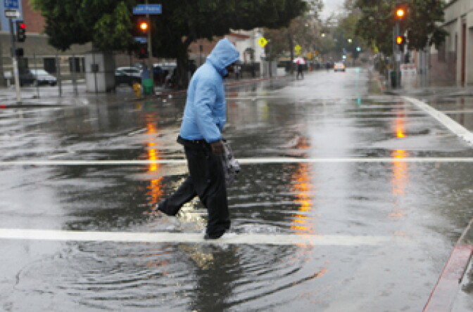 Keep an eye on clogged storm drains to prevent flooding | LAist
