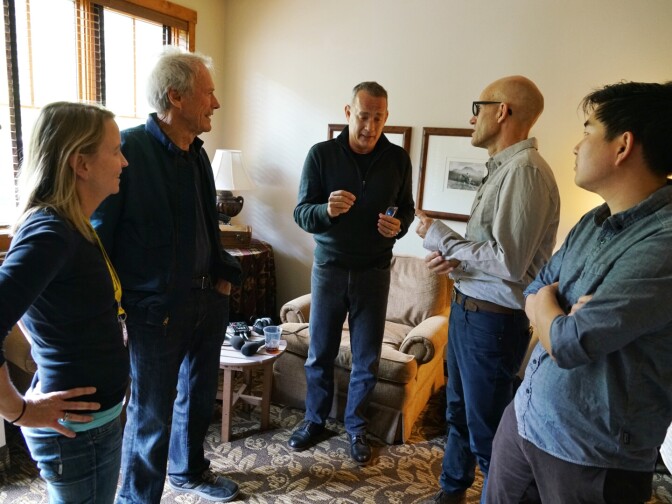 Clint Eastwood and Tom Hanks talks with KPCC's "The Frame" about their new film "Sully." It made its debut at the 43rd annual Telluride Film Festival. 