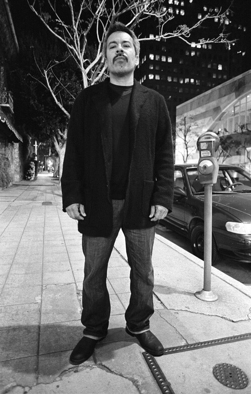 "Chicano Male Unbonded: Salomon Huerta, Artist", 2008, gelatin silver print, ed. 3/6, 14" x 11