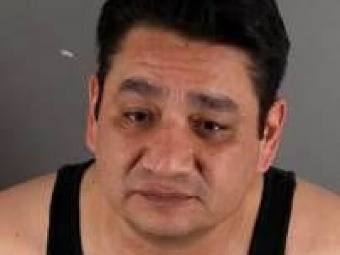 A mug shot of Mike Rios taken after his arrest for attempted murder in February 2012