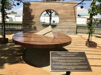 The agricultural workers memorial at the Orange County fairgrounds was unveiled on Aug. 25, 2017.