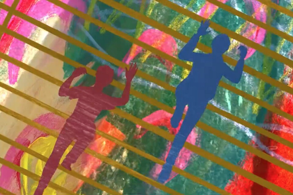 A climbing scene from "My Entire High School Sinking Into The Sea."