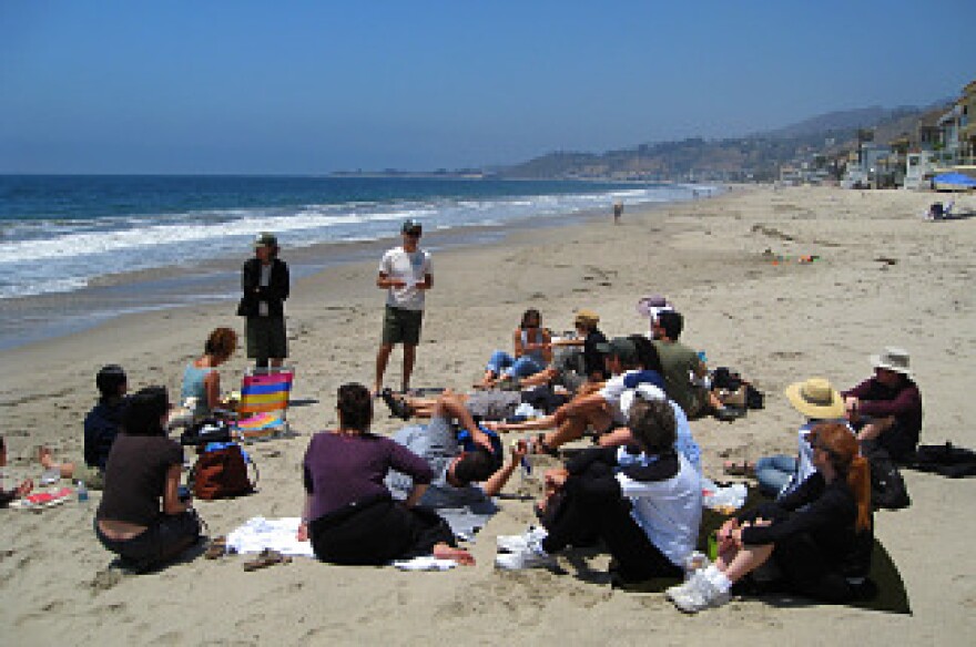 Malibu Beach Rangers stake out public land and tell the people how to do it.