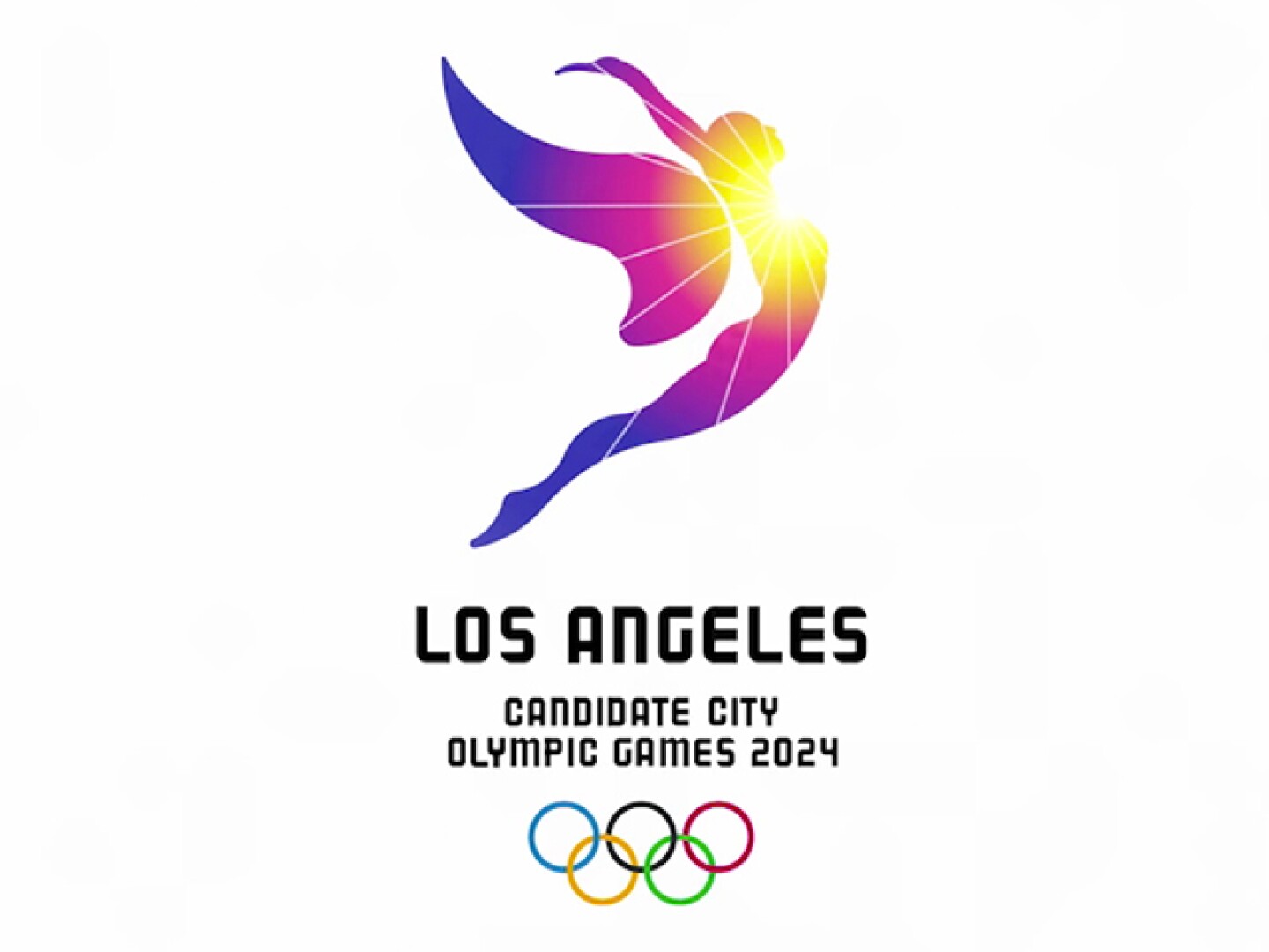 Here's What L.A.'s 2025 Olympic Logo Looks Like LAist