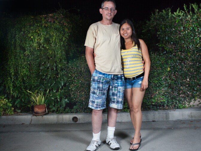 Richard Novac, 48, and his wife Evangeline, 32, met on CherryBlossoms.com and have been married seven years. Evangeline says she always dreamed of marrying an American man and moving to the states.