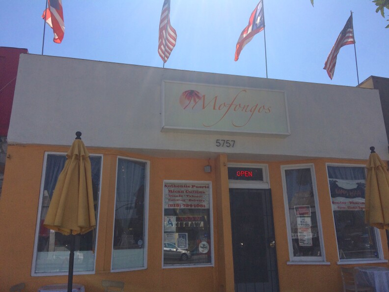Mofongos restaurant, located on Lankershim Boulevard in North Hollywood, is known for offering Puerto Rican food to Angelenos.