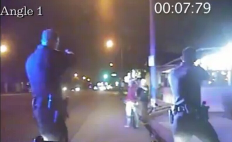 Video was released to news outlets for the first time Tuesday showing Gardena police shooting an unarmed man in 2013. 