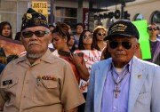 Filipino veterans, family members and supporters join in the annual parade honoring their service. (Photo courtesy of The Valor Project)