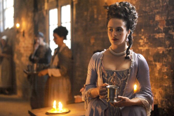Jessica Brown Findlay in Hulu's "Harlots."