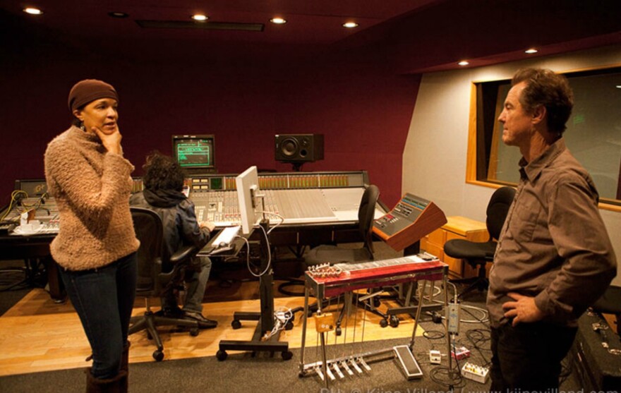 Composer, singer and songwriter Kathryn Bostic with guitarist Greg Leisz.