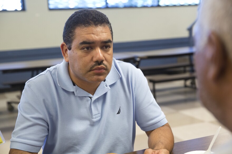Intake coordinator and social worker Salvador Mendoza at Proyecto Pastoral.