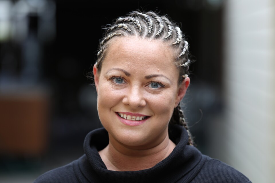 Krystee Clark at a candidate forum for Los Angeles City Council District 7 on Feb. 11, 2017.