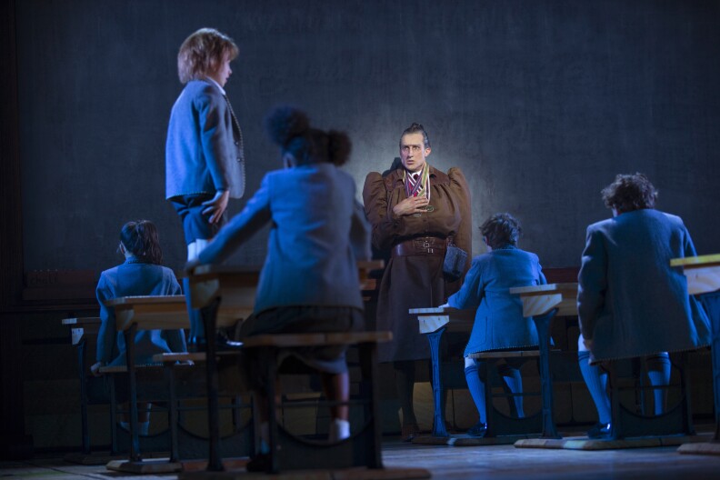 Bryce Ryness and the Company of â€œMatilda The Musicalâ€ National Tour. Based on the beloved novel by best-selling author Roald Dahl, â€œMatilda The Musicalâ€ has a book by Dennis Kelly, music and lyrics by Tim Minchin and is directed by Matthew Warchus. â€œMatilda The Musicalâ€ will be presented May 29 â€“ July 12, 2015, at the Center Theatre Group/Ahmanson Theatre. For tickets and information, please visit CenterTheatreGroup.org or call (213) 972-4400.
Contact: CTGMedia@CenterTheatreGroup.org / (213) 972-7376
Photo by Joan Marcus
