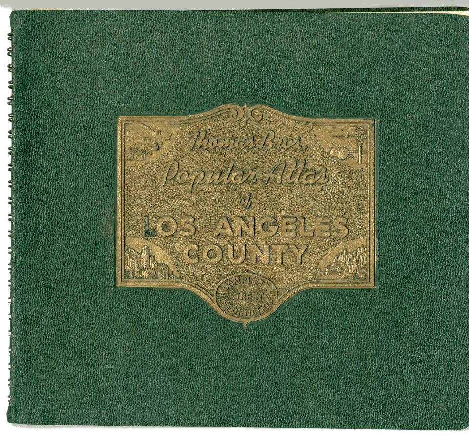 Cover of the 1946 Thomas Guide. 