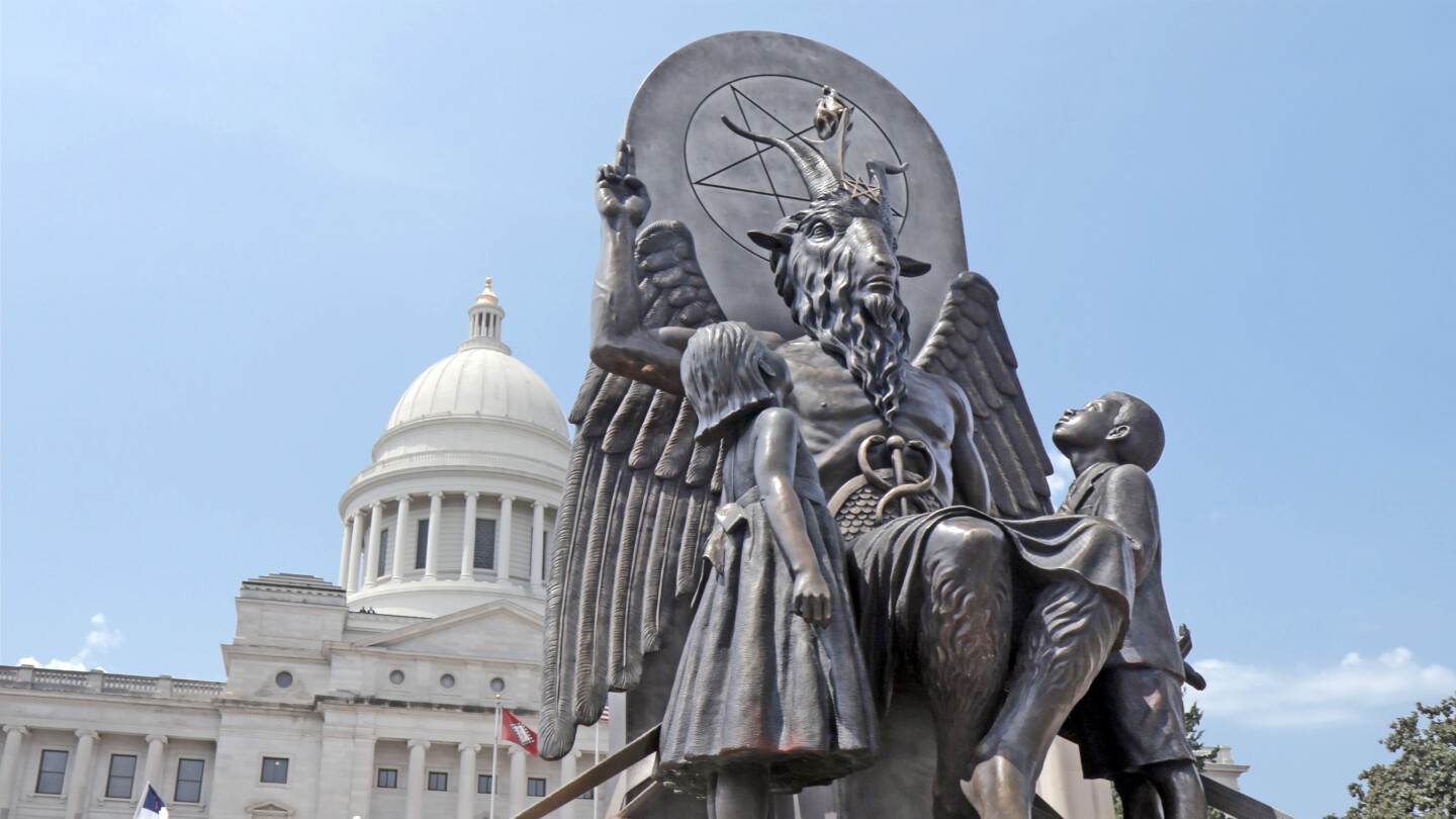 A still from "Hail Satan?" a documentary about the Satanic Temple by Penny Lane.