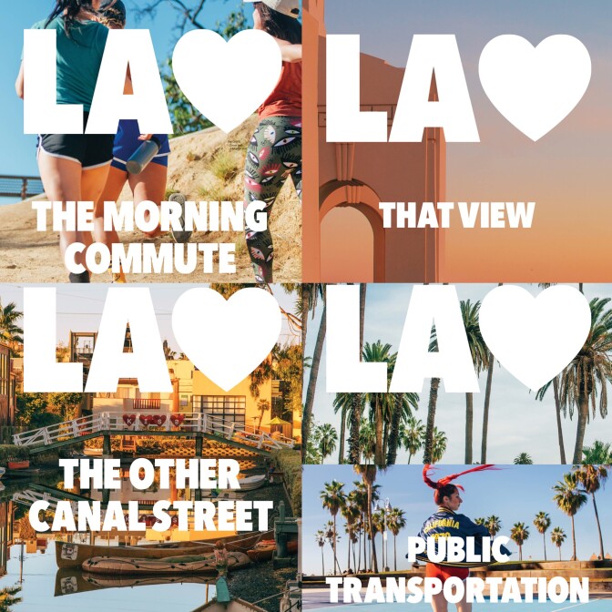 Some the L.A. <3 posters you can see around New York city.