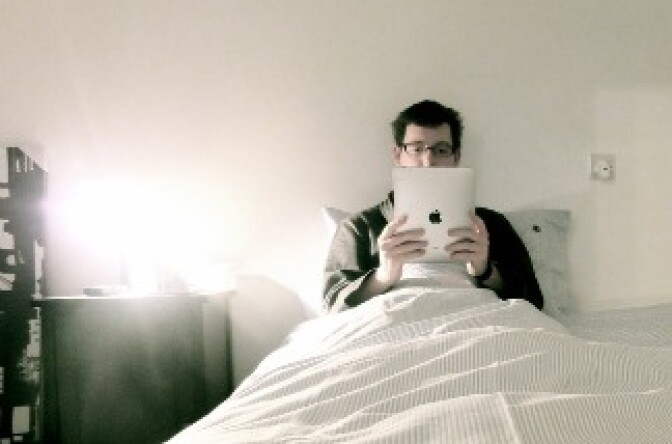 Using interactive technology right before bed could lead to some restless nights.