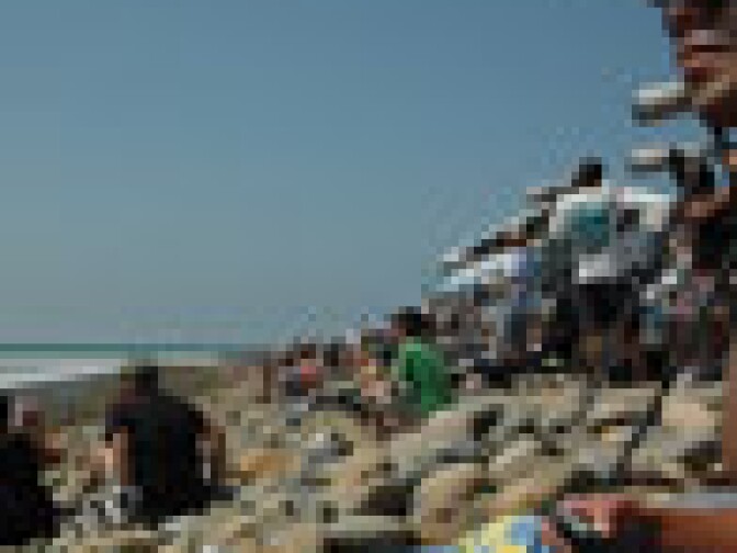 Surfers complain that a plan for a new trail to Lower Trestles beach near San Clemente will ruin their surfing break and bring in more crowds.