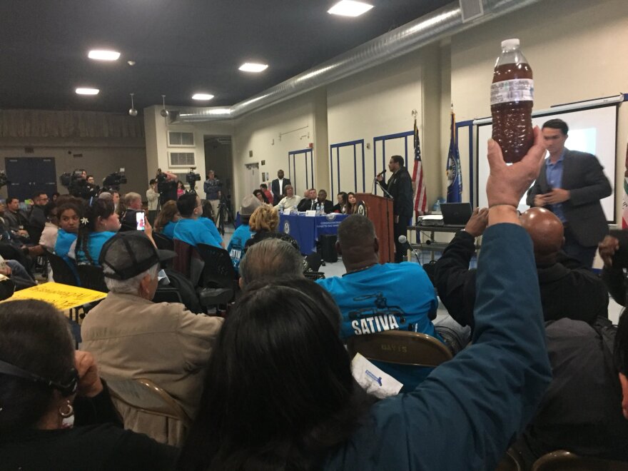 Residents of Compton and Willowbrook say they've had discolored water coming out of their taps for weeks.