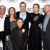 Colm Toibin, Finola Dwyer, James DiGiacomo, John Crowley, Saoirse Ronan and Nick Hornby attend the 53rd New York Film Festival premiere of "Brooklyn." 