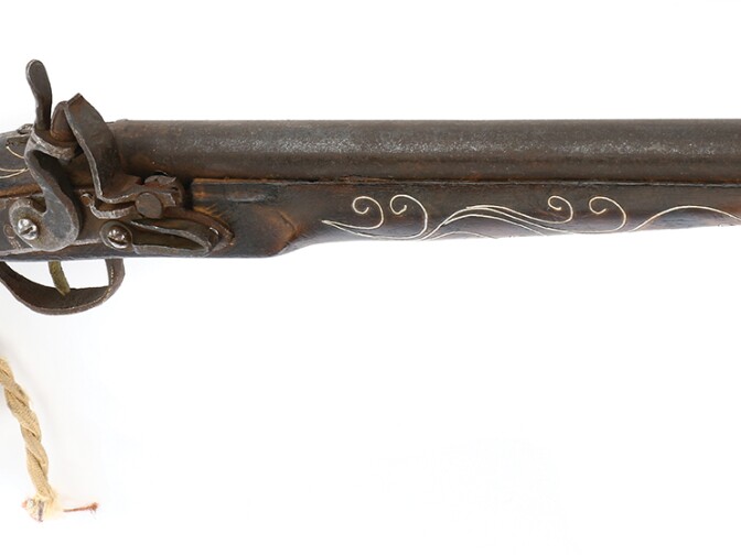 Pirates of the Caribbean attraction prop pistol from Walt Disney World.