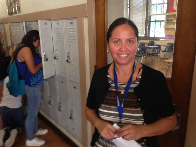 Pasadena high school teacher Ana Chavez had to apply to become a community college instructor in order to teach a dual enrollment class at her high school.