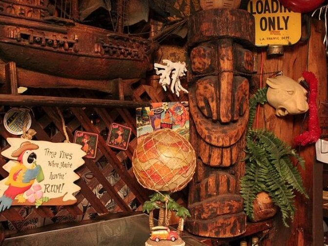 The interior of Bahooka restaurant in Rosemead, which Alison Martino likens to being inside a fish tank.