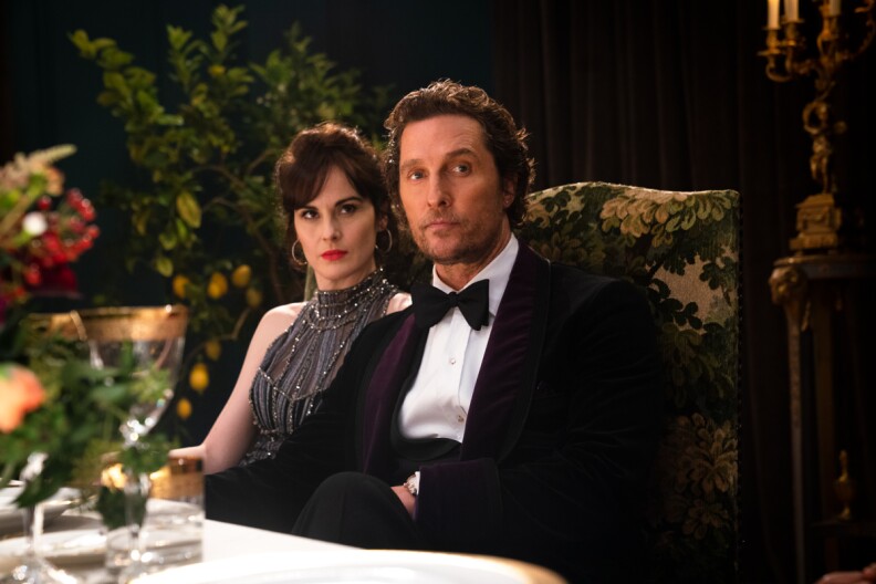 Matthew McConaughey and Michelle Dockery in "The Gentlemen"