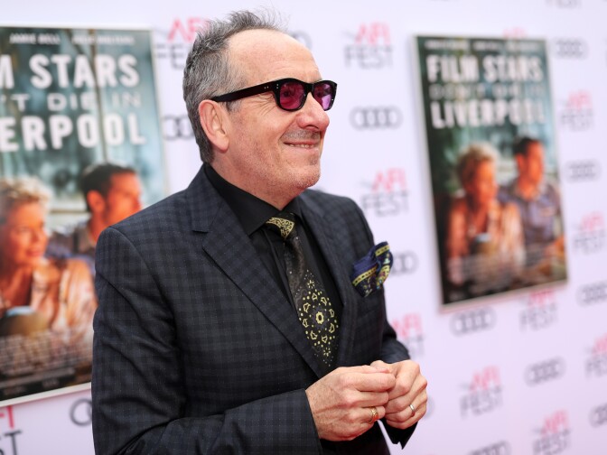 Elvis Costello attends the screening of "Film Stars Don't Die In Liverpool" at AFI FEST 2017 Presented By Audi at TCL Chinese Theatre on November 12, 2017 in Hollywood, California. 