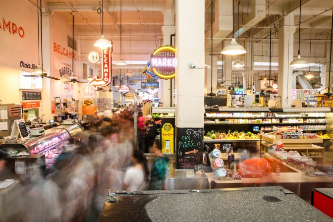 Grand Central Market (on a slow day).