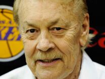 Jerry Buss, owner of the Los Angeles Lakers, at a news conference on May 31, 2011 in El Segundo.