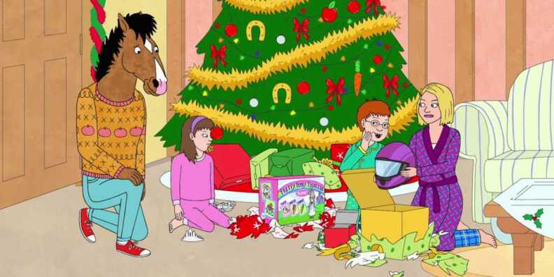 Still from the Bojack Horseman Christmas Special 