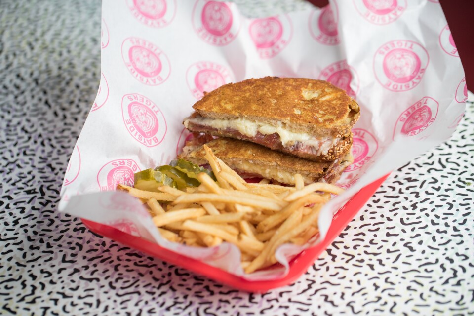 The restaurants menu includes diner classics like the Monte Cristo