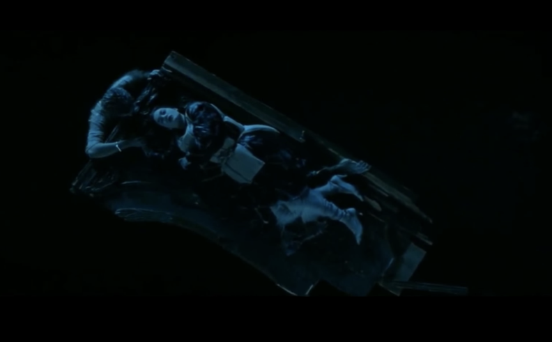Jack (Leonardo DiCaprio) infamously dies because he let Rose (Kate Winslet) lay on the door after the "Titanic" sank.