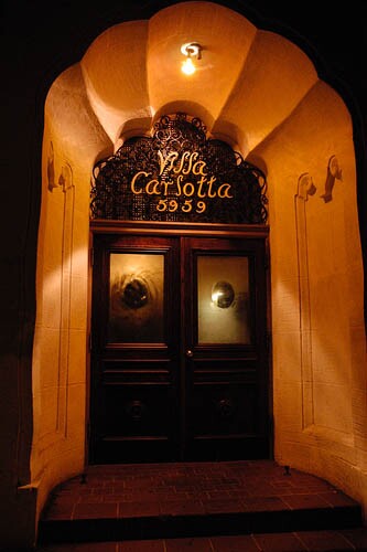 Front door vestibule of Villa Carlotta