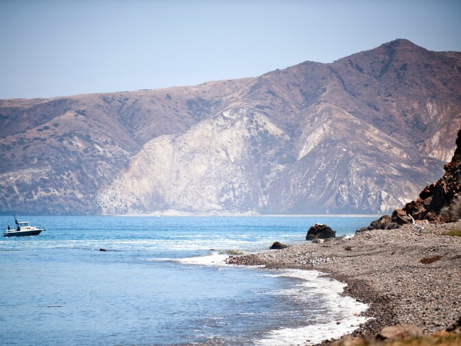 The 96-square-mile island is one of four in the Channel Islands southeast of Ventura. Santa Cruz Island is home to 60 different species unique to the island.