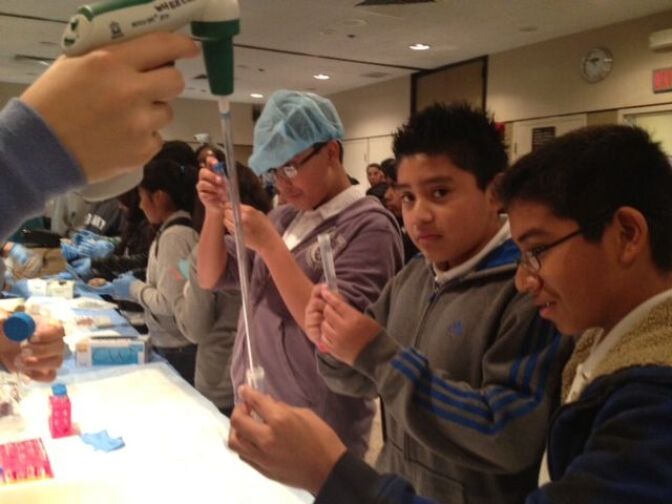 Brainworks kids conducting experiments