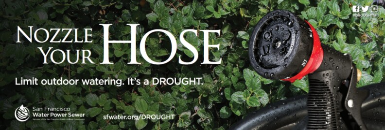 An image for San Francisco's 2015 water conservation campaign.