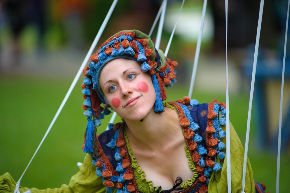 A performer at the 2010 Bristol Renaissance Faire.